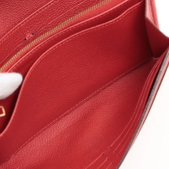 💎Authentic Louis Vuitton Empreinte Sarah Wallet Long Wallets Into Initials - Picture 8 of 13